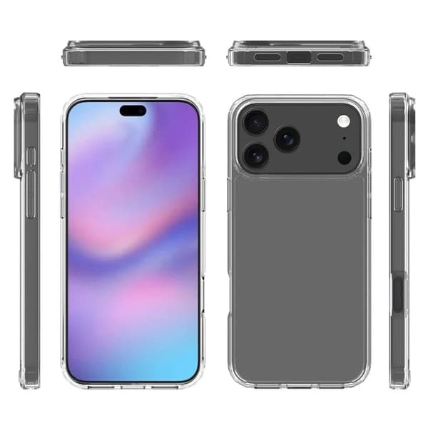 Mobilskal till iPhone 17 Pro Max Acrylic Shockproof - Transparent Transparent