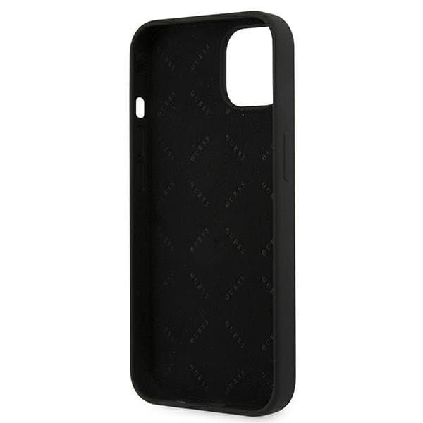 Guess Silicone 4G Logo Skal iPhone 13 mini - Musta Black