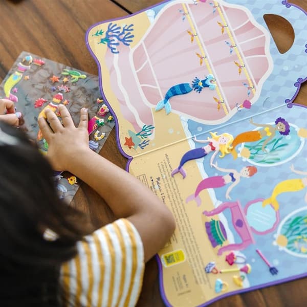 MND Reusable Puffy Stickers Playset Mermaid