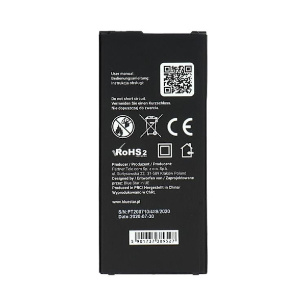 Blå stjerne Samsung A5 2016 Batteri 2900 mAh PREMIUM