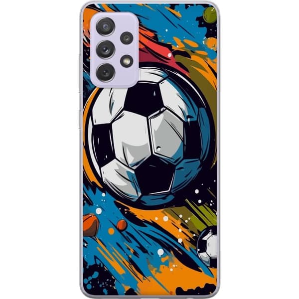 Mobilskal till Samsung Galaxy A52s 5G med Fotbollar
