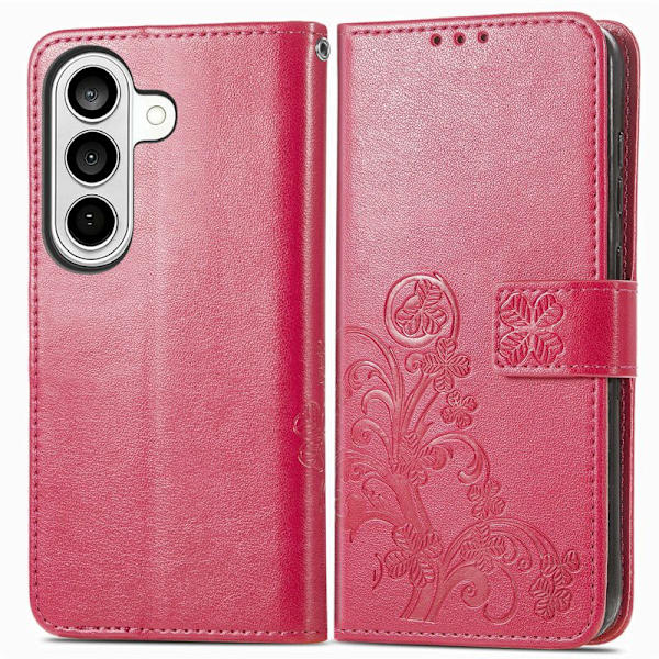 Plånboksfodral för Samsung Galaxy S26 Plus Konstläder - Rosa