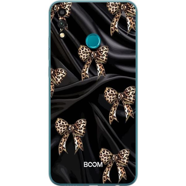 Telefontaske til Honor 9X Lite med Leopard Bow
