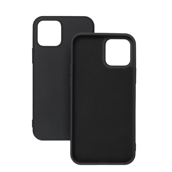 Galaxy S21 FE Cover Forcell Silikon Lite Blød Plast - Sort Black