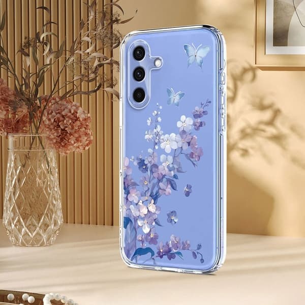 Mobilskal till Samsung Galaxy A37 TPU Blommönster - Violett