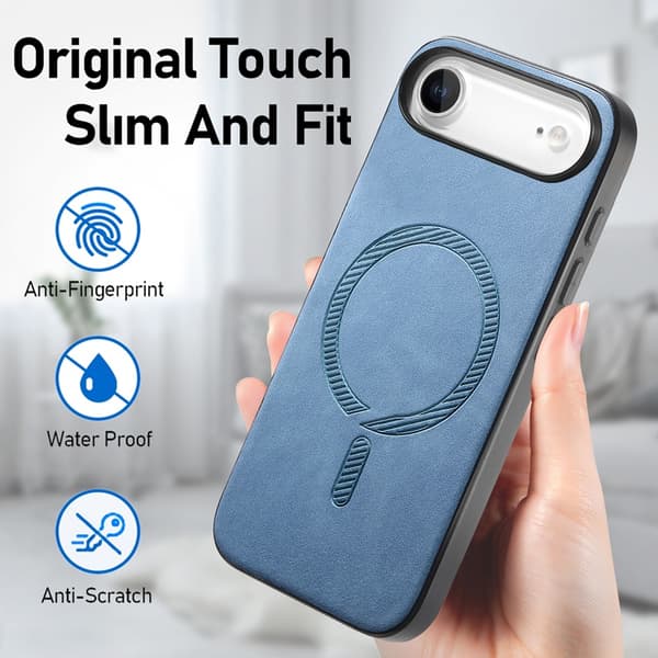 Mobilskal till iPhone Air MagSafe Skin-touch - Blå Blå