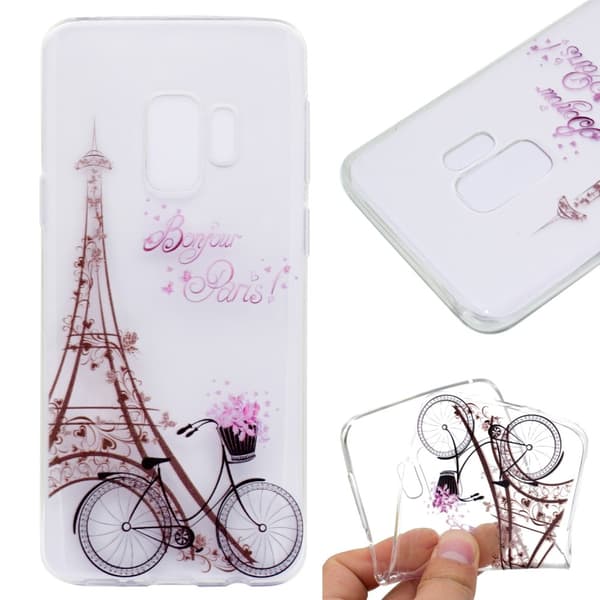 Flexicase Cover til Samsung Galaxy S9 Plus - Eiffel Mönster