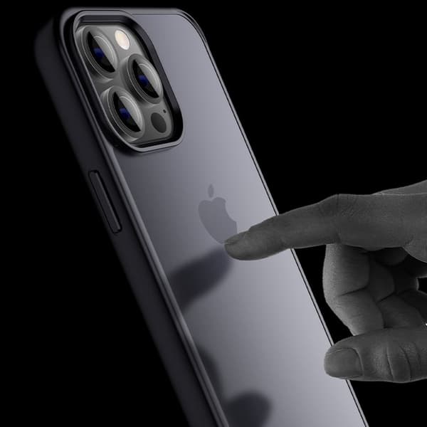 X-LEVEL Mobilskal till iPhone 15 Gummibeläggning Akryl Svart