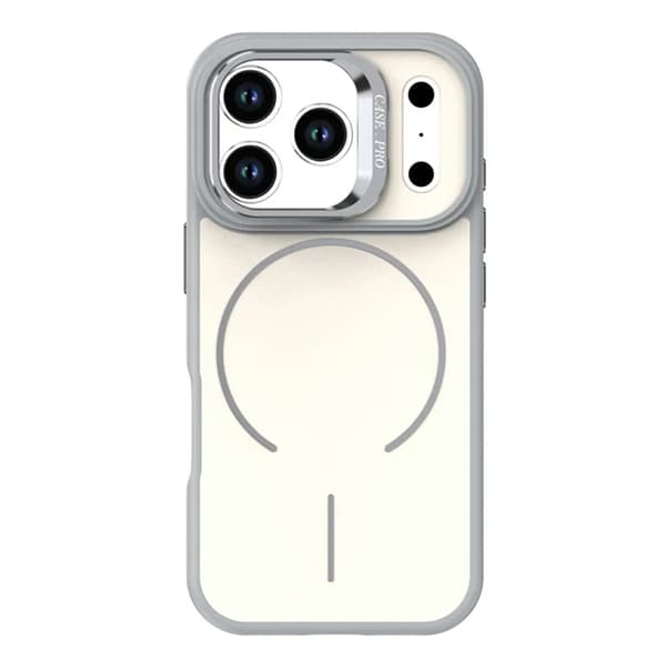 Mobilskal till iPhone 17 Pro MagSafe Skin-Touch Kickstand - Grå Grå