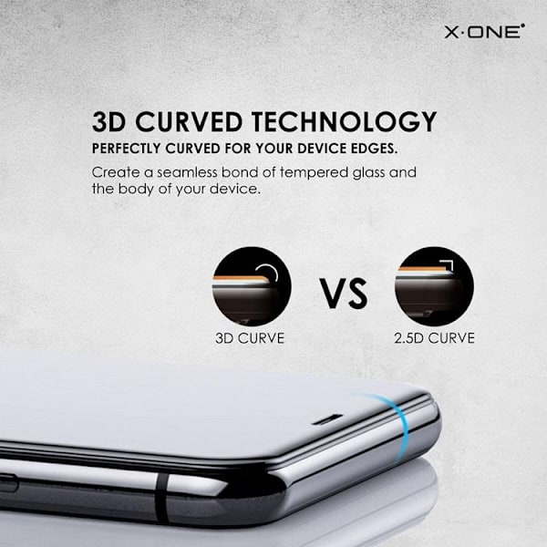 X-One iPhone 15 Pro Max Härdat Glas Skärmskydd Matte - Svart