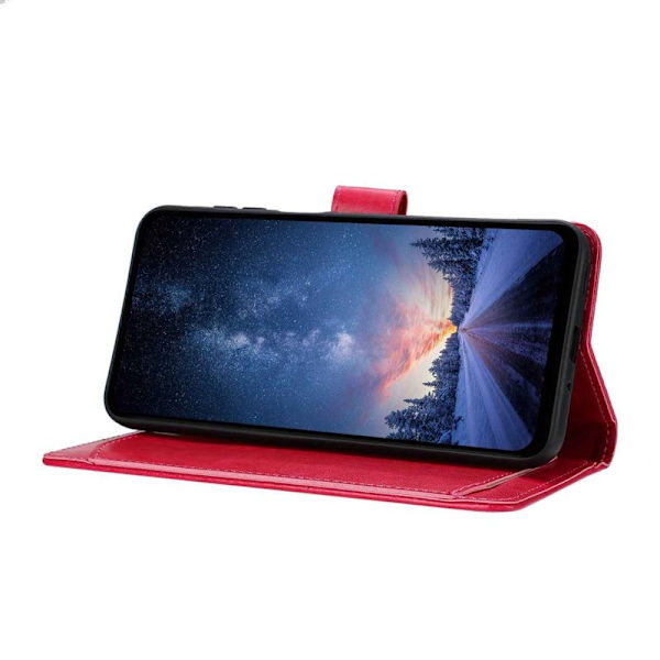 Samsung Galaxy S26 Pro Plånboksfodral Konstläder Folio Ställ - Rosa