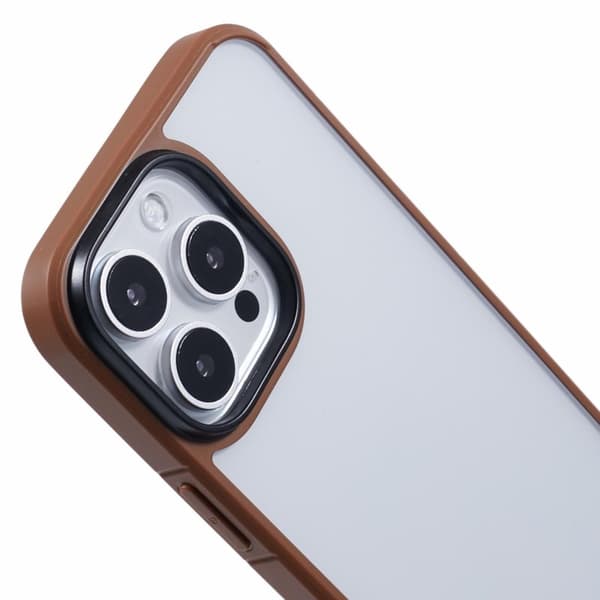 X-LEVEL Mobilskal till iPhone 16 Pro Max Akryl+Silikon Transparent Guld