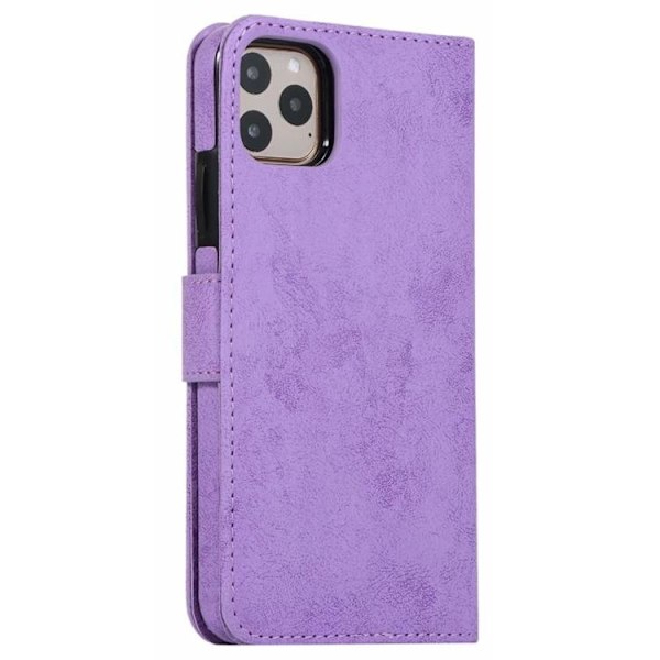 iPhone 14 Pro Plånboksfodral 2-in-1 Detachable - Lila