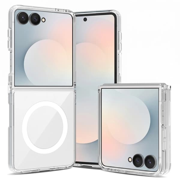 Tech-Protect Mobilskal För Galaxy Z Flip 8 Flexair Hybrid - Clear
