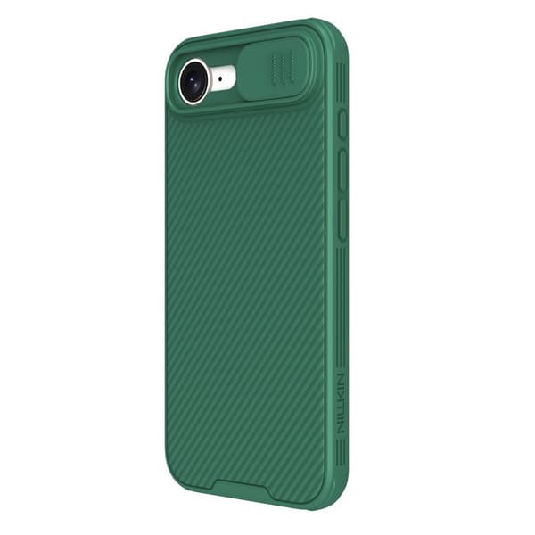 NILLKIN Camshield Pro Mobilskal till iPhone 16e med Kameraskydd - Grön