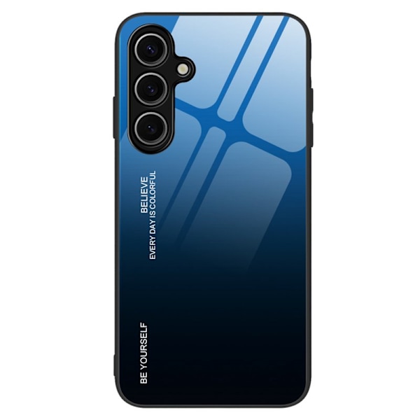 Mobilskal för Samsung Galaxy S26 Plus Gradient Tempererat Glas + TPU - Blå