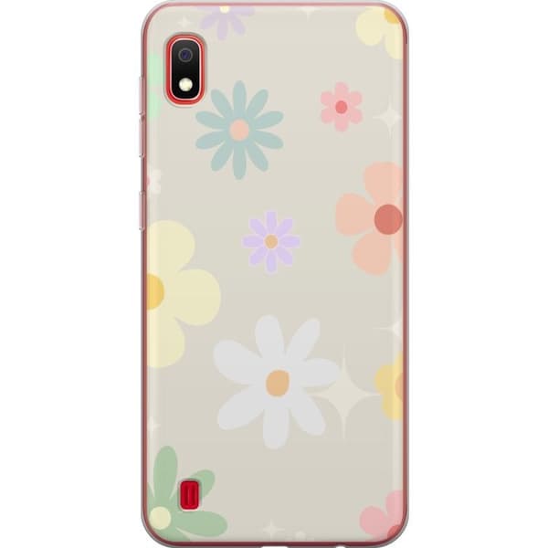 Mobilskal till Samsung Galaxy A10 med fejdande blommor