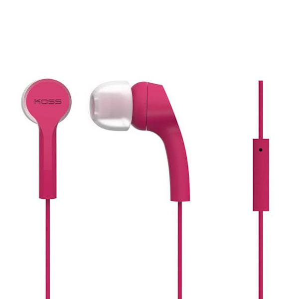 KOSS Hörlurar KEB9i In Ear Mic - Rosa Rosa