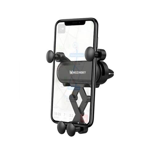 Wozinsky Gravity Car Telefon Hållare Air - Svart Svart