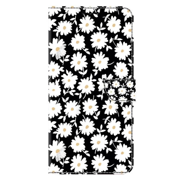 Samsung Galaxy S26/S26 Pro Plånboksfodral Magnetlås Konstläder Blommig