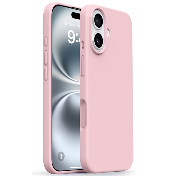 Mobilskal till iPhone 17 Silikon Microfiber Lining - Sakura Rosa Rosa