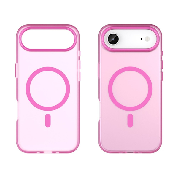 Mobilskal till iPhone Air MagSafe Slim Matte Translucent - Rosa Rosa