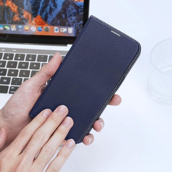 Dux Ducis iPhone 14 Plus Plånboksfodral Skin X2 - Blå