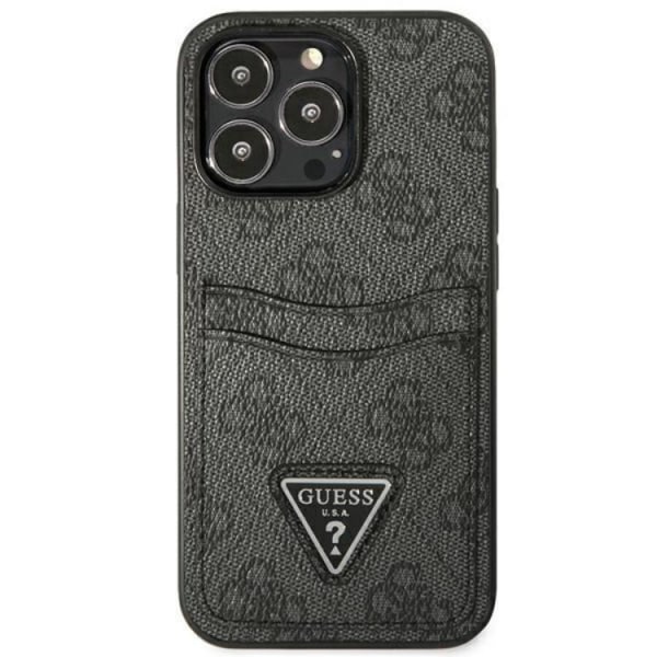 Guess iPhone 13 Pro Max Cover Card Holder 4G Triangle Logo - Svar