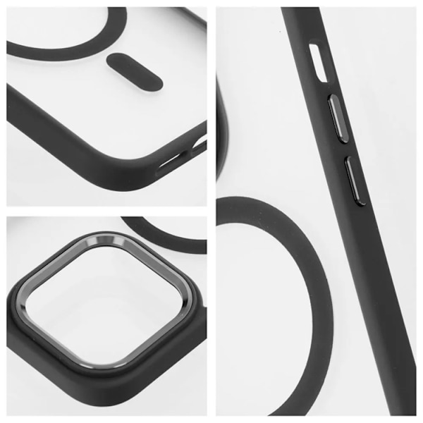 iPhone 12 Pro Max Mobilskal Magsafe Matte - Svart Svart