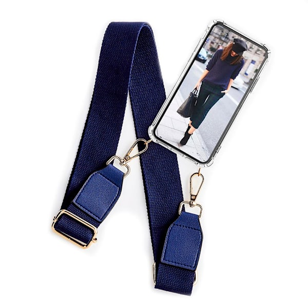 Boom Galaxy S10e mobilhalsband skal - Belt Blue Belt Blue