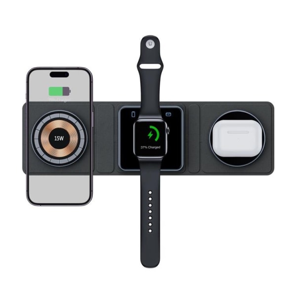 Tech-Protect 3in1 Magsafe trådløs oplader iPhone/Apple Watch/Air