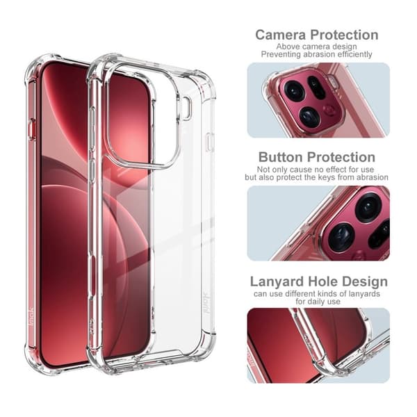 IMAK Mobilskal till Oppo Find X9 Pro 5G Plast Transparent - Pattern No.1