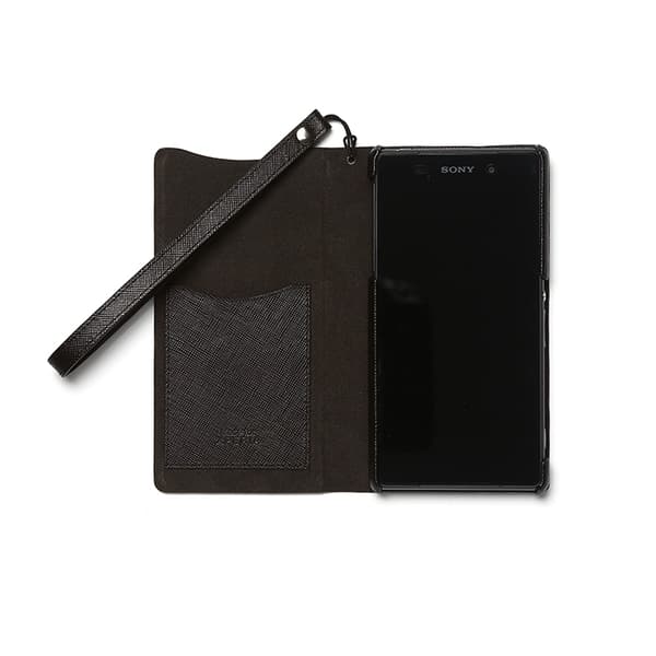 Zenus Minimal Diary Väska till Sony Xperia Z2 - Svart Black