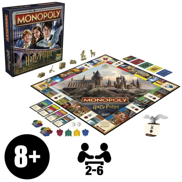 HASBRO Brädspel Monopoly Harry Potter (DK/NO)