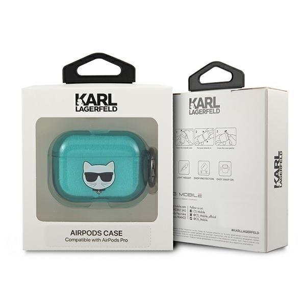 Karl Lagerfeld Must AirPods Pro Choupette - sininen Blue