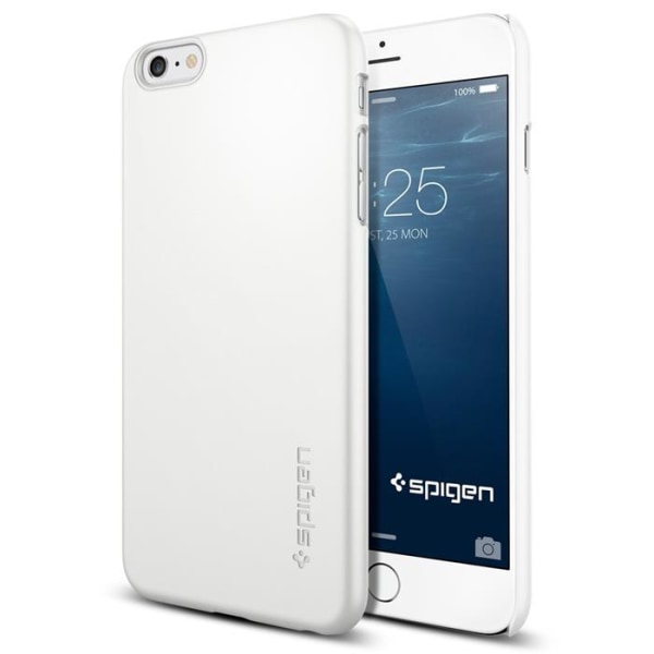 SPIGEN Thin Fit -kotelo Apple iPhone 6 (S) Plus -puhelimelle (valkoinen) White