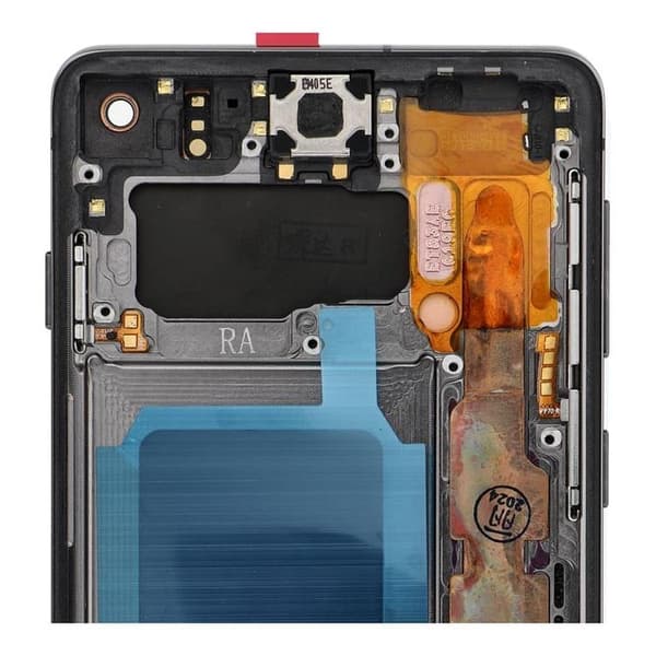 Galaxy S10 Skärm med LCD-display FixCell Renoveradde - Svart Black