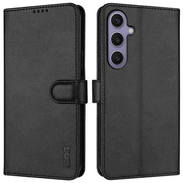 AZNS Samsung Galaxy A16 Plånboksfodral Konstläder - Svart