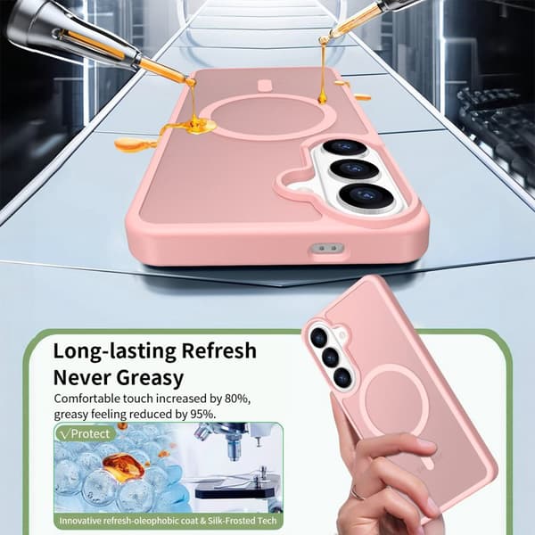 Mobilskal för Samsung Galaxy S26 Plus Magnetiskt TPU - Rosa