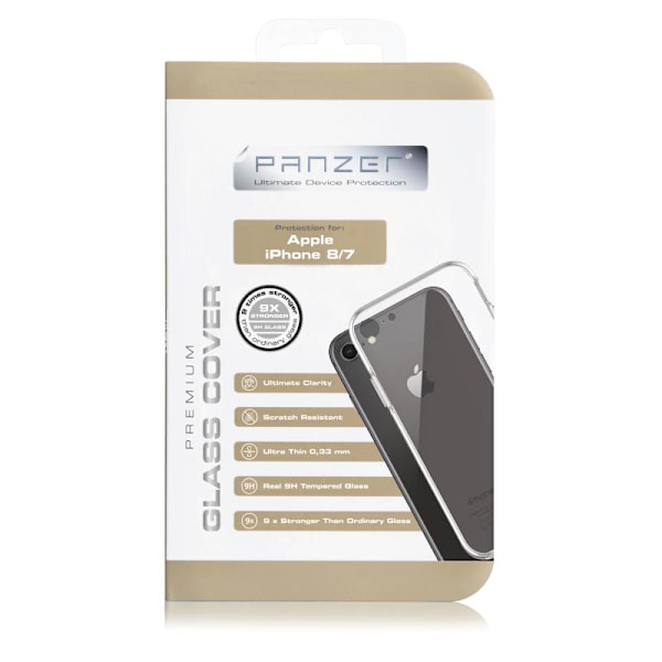 Panzer - Cover i hærdet glas iPhone 8/7