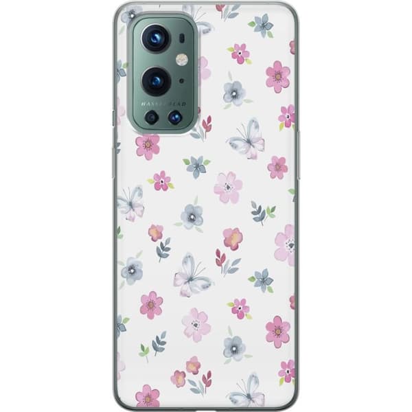 Mobilcover til OnePlus 9 Pro med Blomster og sommerfugle