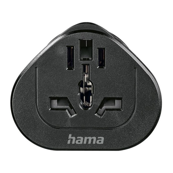 HAMA Reseadapter Typ E/F Universal Världen-EU Svart