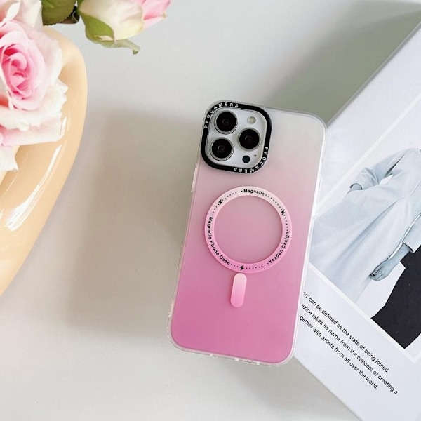 iPhone 13 Pro Mobilskal Magsafe Gradient - Rosa