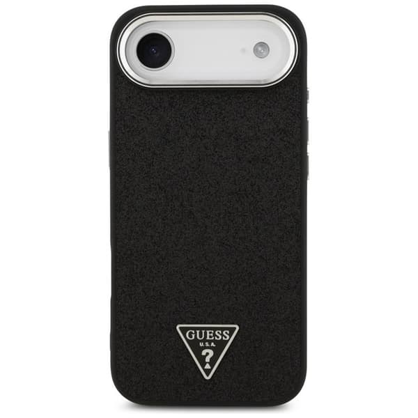 Guess Mobilskal till iPhone Air MagSafe Glitter Triangle Logo - Svart Svart