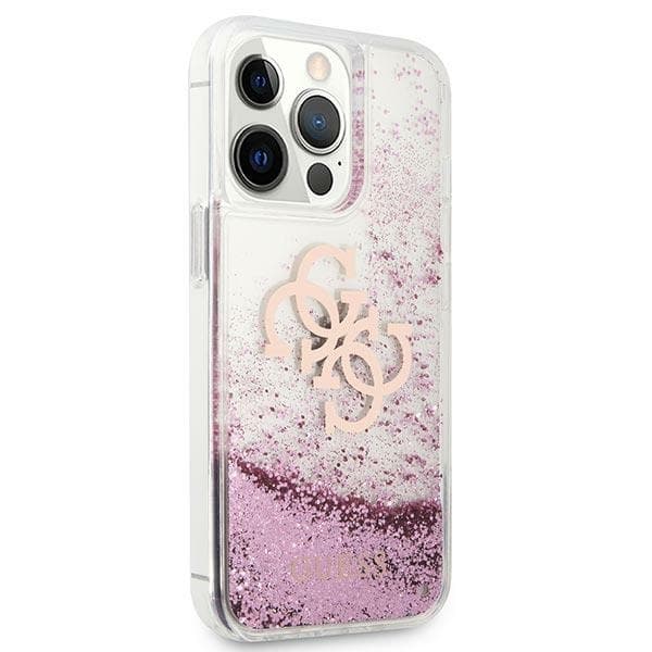 Guess Mobilskal till iPhone 13 Pro Max MagSafe 4G Glitter Liquid