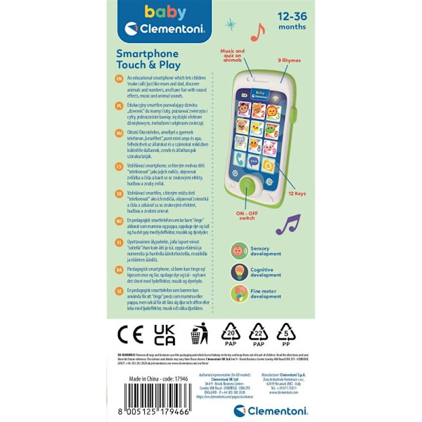 CLEMENTONI Baby Smartphone (2024)