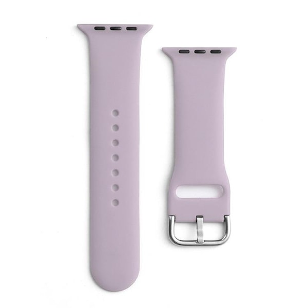 Apple Watch 2/3/4/5/6/7/8/SE (41/40/38mm) Armband Silicone - Lila