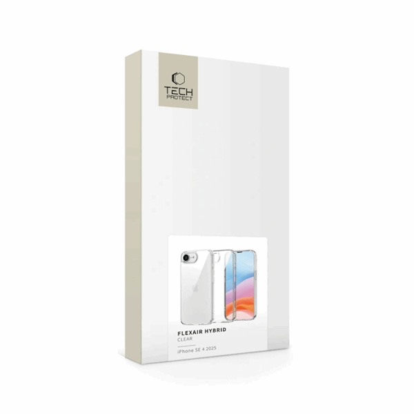 Tech-Protect Mobilskal till iPhone 16e Flexair - Clear Transparent