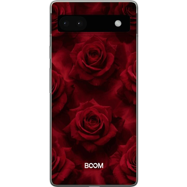 Mobilskal till Google Pixel 6a med Crimson Rose