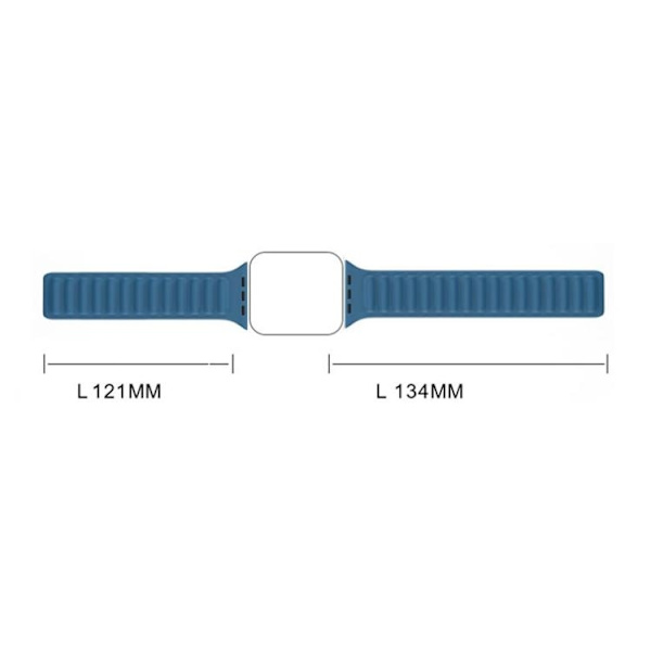 Apple Watch 2/3/4/5/6/SE (38/40/41mm) Armband Magnetic Strap - Röd